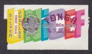 Tonga # CO53, UNICEF 25th Anniversary, MInt NH, 1/4 Cat.