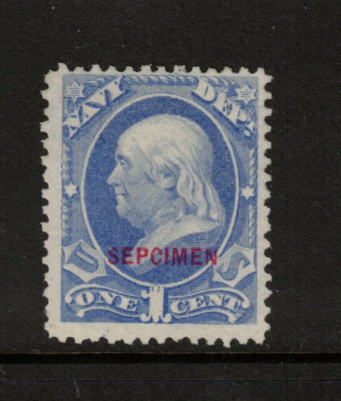 USA #O35Sa Very Fine Mint Specimen Error With Gum As Issued **With Cert.**