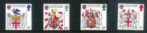 Great Britain Sc#1040-1043 Complete Mint Never Hinged Set