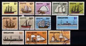 Singapore 1980 Ships, Part Set excl. 1c [Used]