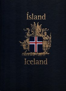 DAVO STOCKBOOK ICELAND COUNTRY COAT OF ARMS A4-SIZE 64 PAGES  PRE-OWNED