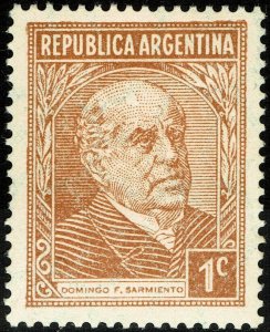 Argentina #419  MNH - 1 cent Writer Statesman Sarmiento (1973)