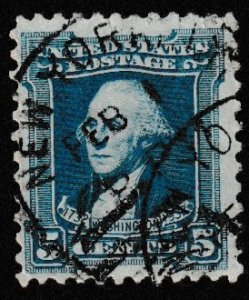 SC# 710 - (5c) - Washington Bicentennial, Used Single