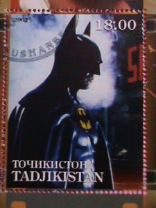 ​TAJIKISTAN STAMP-2002-LEGENDARY MOVIE OF THE 90'S- BATMAN RETURNS -MNH SHEET