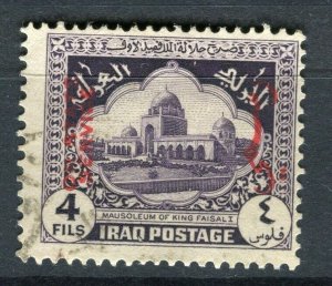 IRAQ; 1941 early Pictorial State Service issue fine used 4fl. value