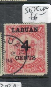 LABUAN  4C/$1 ARMS       SG 75   VFU           P1129H