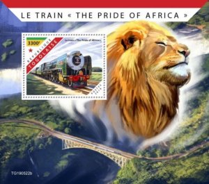 Togo - 2019 Pride of Africa Train - Stamp Souvenir Sheet - TG190522b