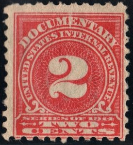 R208 2¢ Documentary Stamp (1914) MLH