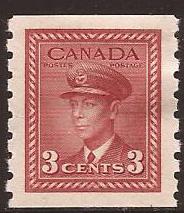 Canada - Scott# (020 - mint single) 265 (1943) VF King Ge...