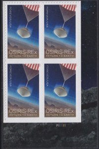 5820 OSIRIS-REx Plate Block MNH