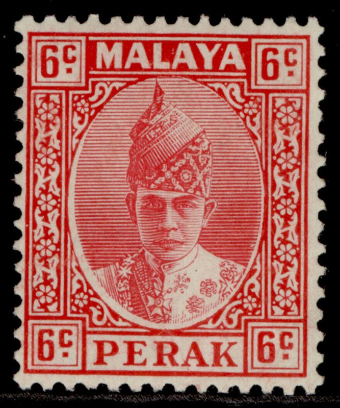 MALAYSIA - Perak GVI SG109, 6c scarlet, M MINT. Cat £27. 