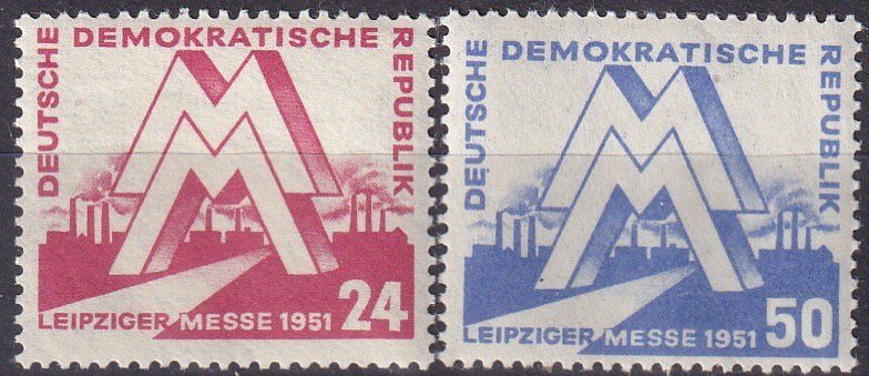 DDR #78-9 MNH CV $19.50  (Z6907)