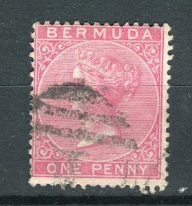 BERMUDA; 1890s early classic QV issue fine used 1d. value