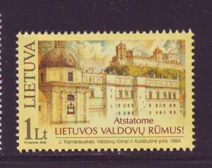 Lithuania Sc744 2003 Rulers Palace Rebuilding stamp NH