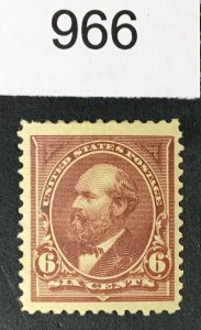 US STAMPS # 256 MINT OG H VF JUMBO CAT. $160 LOT #966