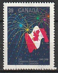 1990 Canada - Sc 1278 - used VF - 1 single - The Canadian Flag