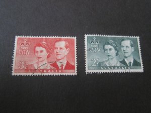 Australia 1954 Sc 267,269 FU