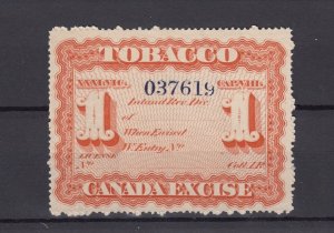 Canada 1lb Tobacco Excise Revenue Mint  BP652