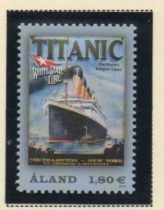 Aland Finland Sc 328 2012 Titanic stamp mint NH