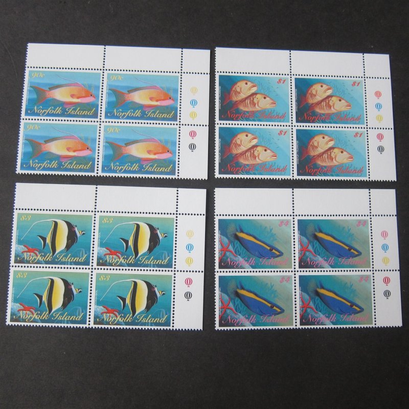 Norfolk Island 1988 Sc 647-57 BLK(4) set MNH