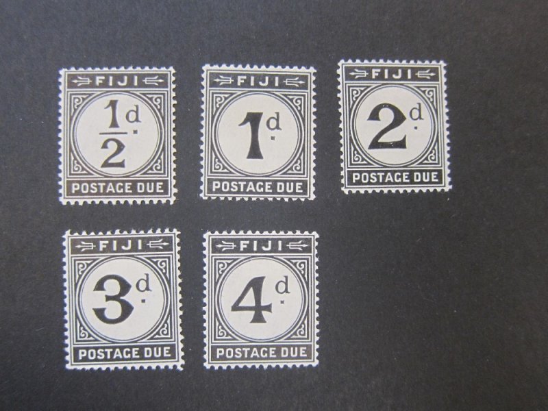 Fiji 1918 Sc J7-J11 set MNH