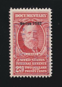 US R603 $2.20 Documentary Series 1952 Used VF SCV $70 