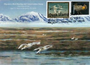RW90 -FDC - 2023-24 Migratory Bird Hunting and Conservation - Wally Jr Cachet #4
