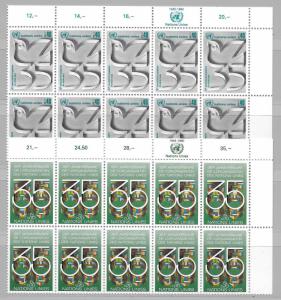 United Nations Geneva 93-94 35th UN MI Block of 10 MNH