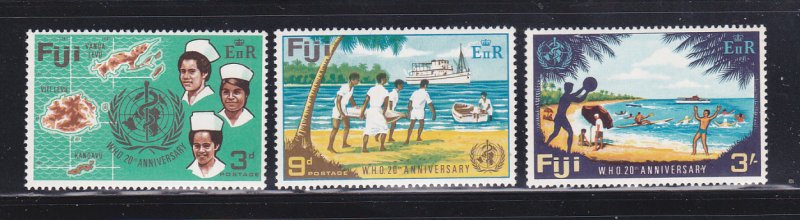 Fiji 257-259 Set MNH WHO (A)