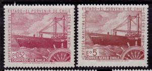 Chile #398, C307 MNH ◊ Michel 744-45 ◊ 1971