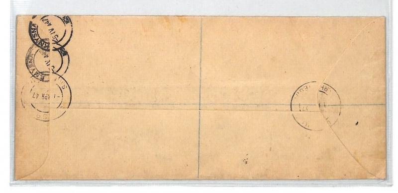 BM368 South Rhodesia 1947 Knysna Salisbury Cape Cover {samwells-covers}PTS