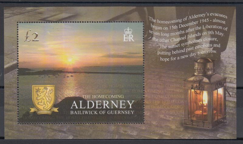 XG-Q950 Alderney - history, 2005 the Heimkehr MNH sheet