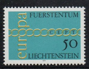 Liechtenstein Sc 485 1971 Europa stamp mint NH