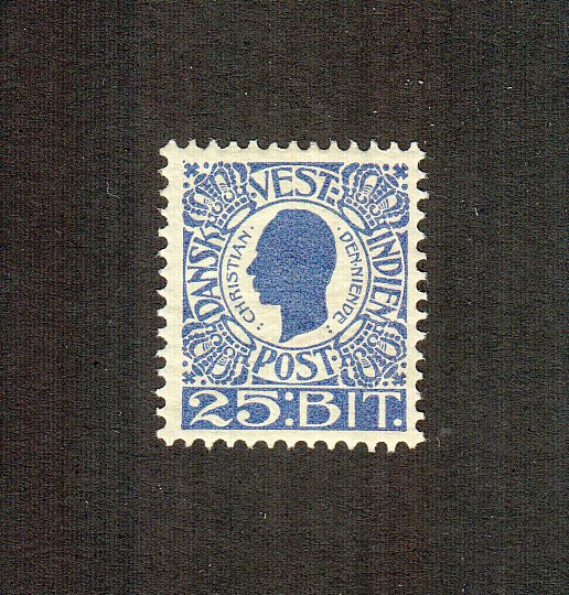 Danish West Indies Scott #34 MH Note