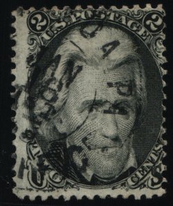 Scott #73 F/VF - Jackson - 2c Black - Used - 1863