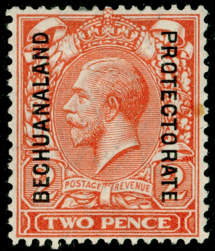 BECHUANALAND SG76, 2d reddish orange, LH MINT. Cat £13.