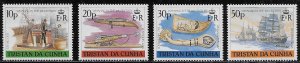 Tristan da Cunha Scott #'s 434 - 437 MNH