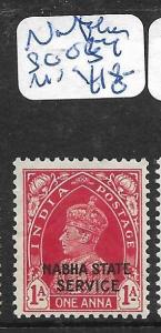 INDIA  NABHA (P2402B) KGV1 1A  SG O54  MOG