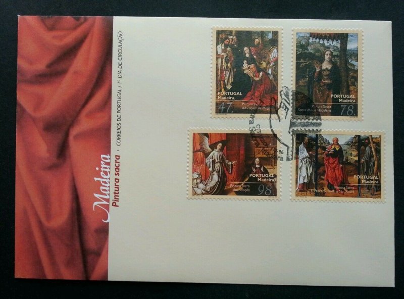 *FREE SHIP Portugal Sacred Painting 1996 (stamp FDC)