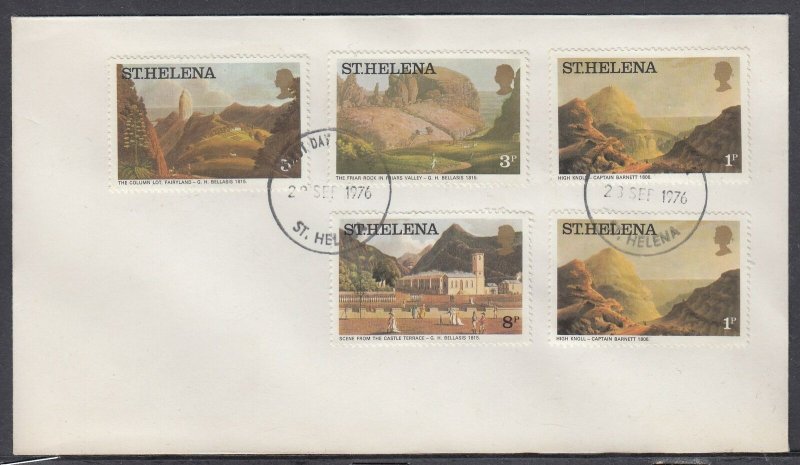 St. Helena Scott 298/302 FDC - 1976 Definitive Issues