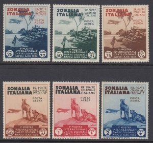 Somalia C1-6 Colonial Arts Exhibition mnh