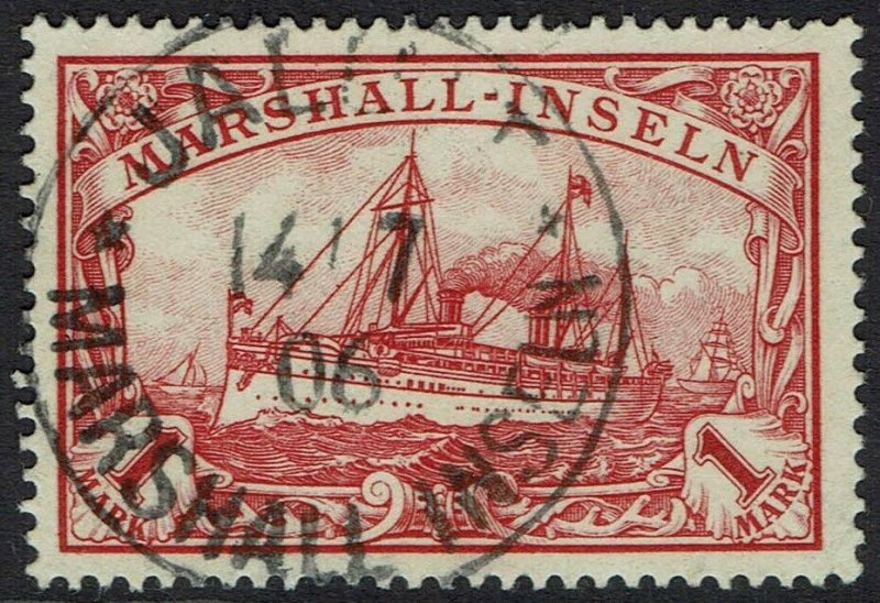 MARSHALL ISLANDS 1901 YACHT 1MK USED  