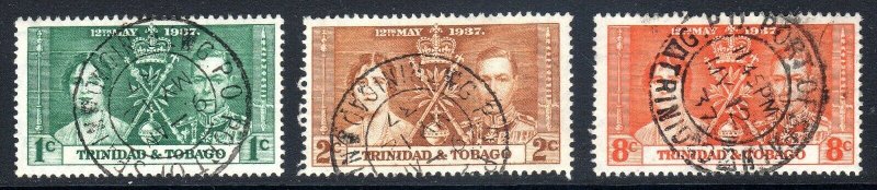 TRINIDAD  AND TOBAGO  --  1937  coronation  used