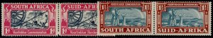SOUTH AFRICA GVI SG80-81, 1938 voortrekker commemoration set, M MINT. Cat £21.