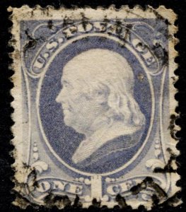 US Stamps #206 USED FRANKLIN