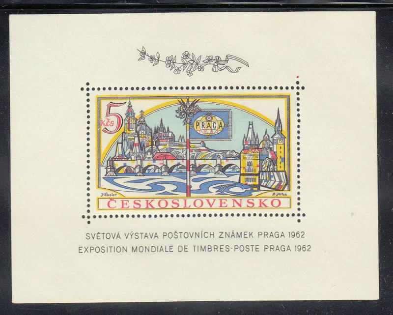 Czechoslovakia Praga 1962 S/Sheet (Scott#1134) MNH