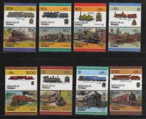 Tuvalu Nukulaelai MNH SC# 1-20 Trains 2014CV $12.20