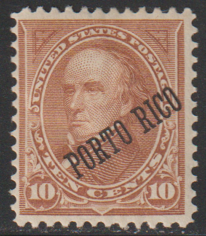 MALACK Puerto Rico 214 F-VF OG Hr, Good value! c1829