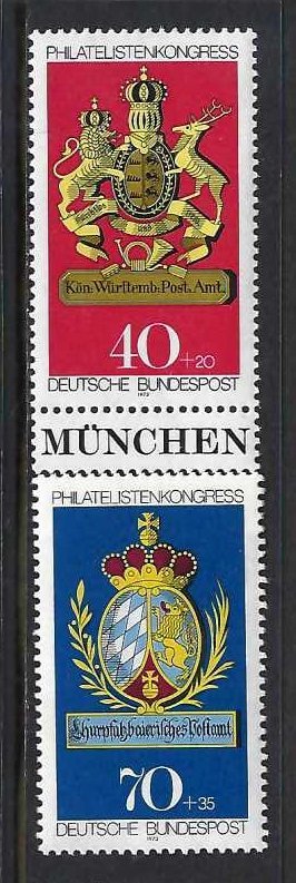 GERMANY B502a-b MNH Z1039