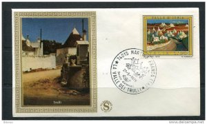 Italy 1976 First Day Cover Special Cancel  Colorano \Silk\ Cachet  Tourism  Trul